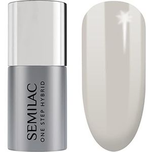 Semilac One Step Hybrid UV nagellak Hybrid 3in1 S125 Light Dusty Grey 5ml