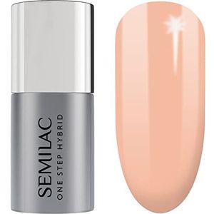 Semilac UV nagellak Hybrid One Step Hybrid 3in1 S450 Inner Warm Peach 5ml