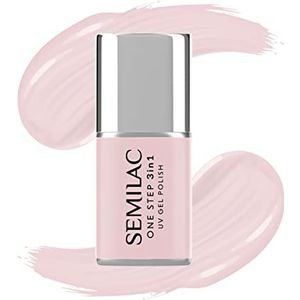 Semilac - One Step 3-in-1 - Nagellak - Rose Beige - 7ml