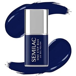 Semilac One Step 3-in-1 uv-nagellak S890 Midnight Blue, 7 ml