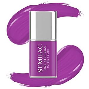 Semilac One Step 3in1 UV Gel Polish Gel Nagellak, S760 Hyacinth Violet, 7 ml