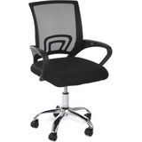 Ergonomische bureaustoel - verstelbaar - mesh - zwart