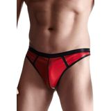 Regnes Fetish Planet Wetlook Sangle pour homme - Rouge - XXL