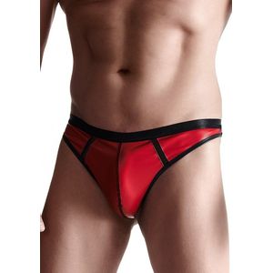 Wetlook Men's Thong - red - 2XL