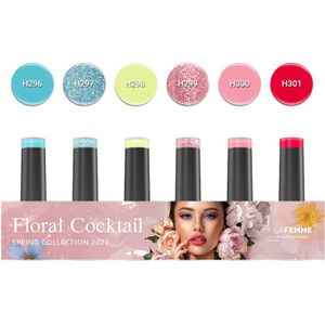 Gel Polish Collection Floral Cocktail | 5+1 gratis