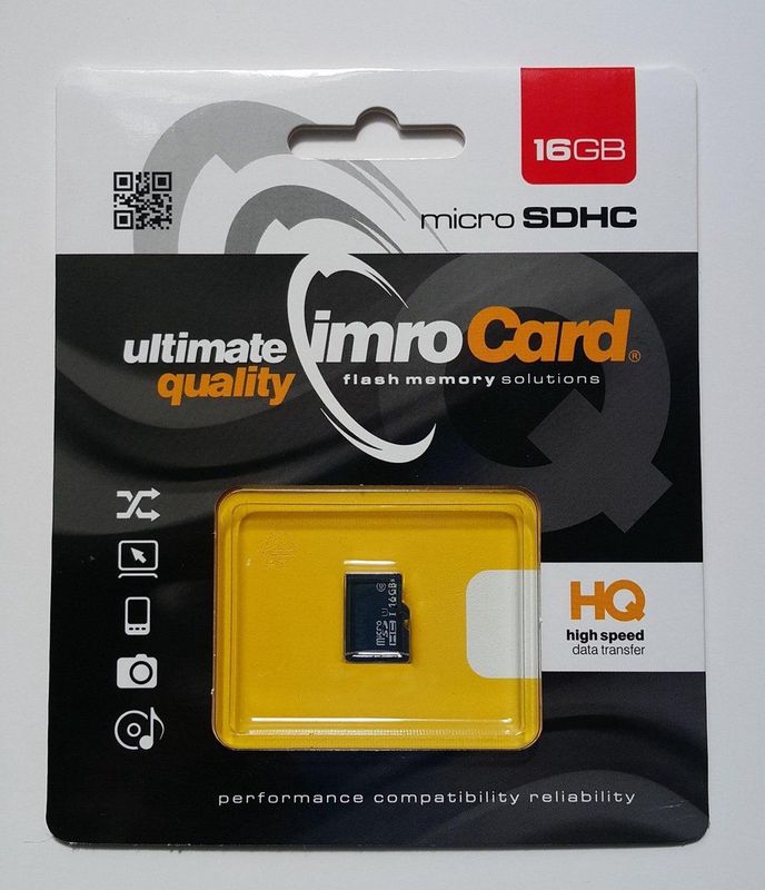 Imro Micro SD Kaart 16GB Class 10 UHS