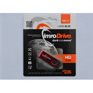Imro - Axis - USB Geheugenstick - 32 GB - Zwart/Rood