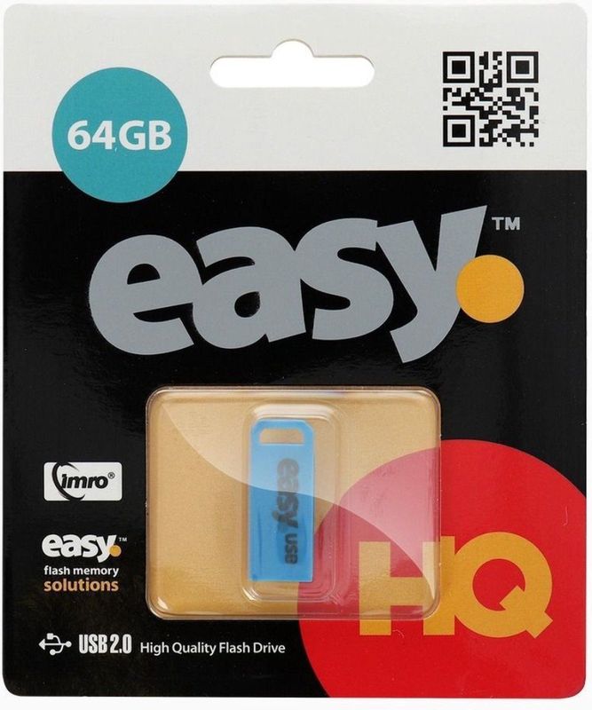 Imro - Easy USB Stick 2.0 - Flash Drive - Blauw - 64 GB - Eco