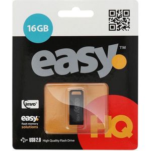 Imro - Easy USB Stick 2.0 - Flash Drive - 16 GB - Eco - Zwart