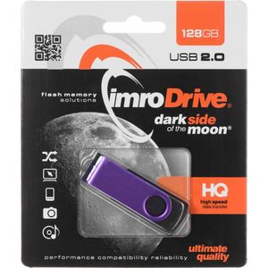 Imro - USB Geheugenstick - 128 GB - Zwart/Paars