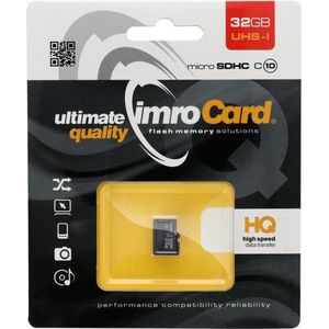 Imro - Micro SD Kaart 32 GB - Geheugenkaart - Class 10 UHS