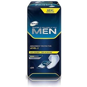 TENA For Men Level 2 inlegzolen - 5 verpakkingen / 5 x 20 = 100 stuks