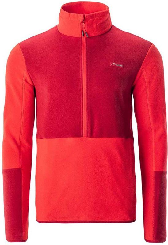 Elbrus - Cari - Fleece - Rood - Met Halve Rits