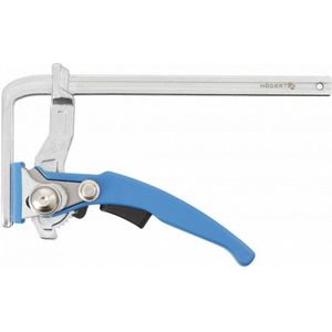Högert Technik - Hefboomklem 160 mm, bevestigingskracht tot 2050 N, van gehard staal, vergrendelingsratel, snelle regeling van de drukkracht, HT3B941