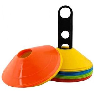 ISO TRADE Cap Marker Plate Football Hockey Handbal Training Aids Trainingsaccessoire, Volwassenen, Unisex, Meerkleurig (meerkleurig), eenheidsmaat