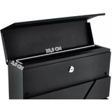 Malatec brievenbus – brievenbus met krantenrol – wandbrievenbus - antraciet