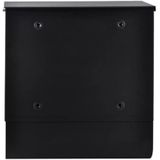 Brievenbus - Met Krantenrol - Wandbrievenbus - Mat Zwart