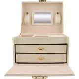 Beautylushh Sieradendoos & Juwelenbox Licht Beige