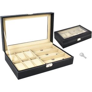 Opbergdoos voor brillen en horloges - display opbergen horloges en zonnebrillen