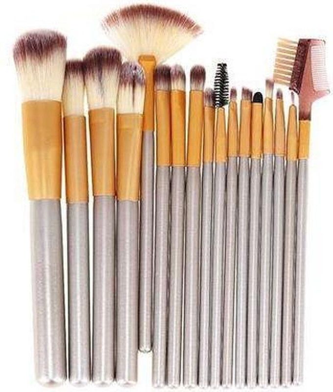 Make-up Borstels - 18 Stuks - Anti-Allergie Haar - Synthetisch