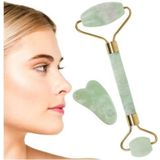 Jadeïet - Gezichtsmasseerder - Groen - Natuursteen