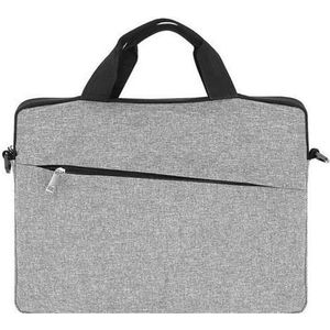 Universele Bag & Schoudertas Voor 12-14 Inch Notebooks - Laptop Tas- Apple Macbook Air / Pro (Retina) 13 Inch - 13.3"" Tas Case - Dames & Heren - Grijs