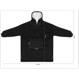 Soluzzion - Hoodie deken - Hoodie blanket - Sherpa deken Hoodie