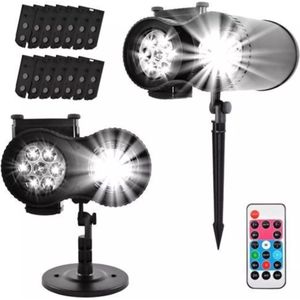 PRO-mounts LED projector voor bungalowgolven + 12 dia's, Beamer