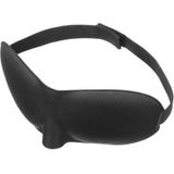Ruhhy Oogmasker voor Slapen - Incl. Oordopjes - Zwart
