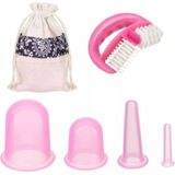 Soulima - Siliconen Chinese Cups en Massager Set - 4 Stuks - Hoogwaardig Siliconen