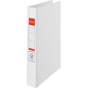 Esselte Vivida Duurzame Kunststof 2-Rings Ringband voor 190 A4 Vel - Rugbreedte van 42mm - Wit