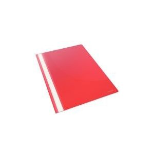 Esselte Vivida A4 Snelhechtmappen - 25 Stuks - Rood - Voor Thuiswerken - Ideaal Voor Thuiskantoor