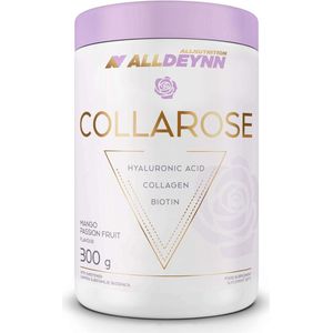 Alldeynn - Collarose - Collageen Poeder - Sinaasappel - 300 gram - 50 Porties - Hyaluronzuur - Biotine