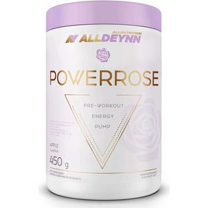Alldeynn | Powerrose | Smaak: Appel | 450 gram | Pre work-out | vrouwen | supplement | kan helpen met energy | focus | kracht | snel herstel |Uithoudingsvermogen | betere prestaties | betere doorbloeding | tegen Melkzuur | harder trainen | sterker