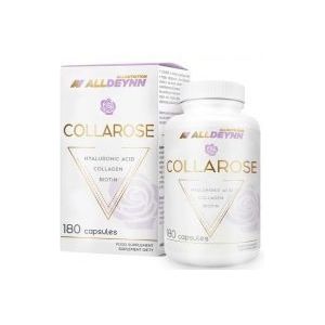 Alldeynn | Collarose | Rund collageen | 180 capsules 60 servings | Hyaluronzuur | Biotin | Vrouwen | Supplement | Nutriworld
