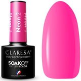 Claresa - Neon 2 - UV/LED Gellak - Knalroze - 5ml