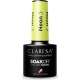 Claresa - SoakOff UV/LED Color Neon Gel Nagellak - Neon - 5 g