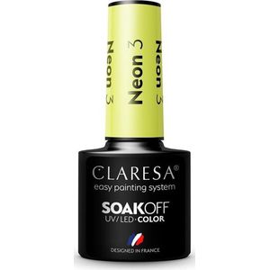 Claresa - SoakOff UV/LED Color Neon Gel Nagellak - Neon - 5 g