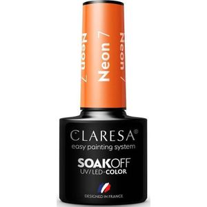 Claresa SoakOff UV/LED Color Neon Gel Nagellak Tint 7 5 g