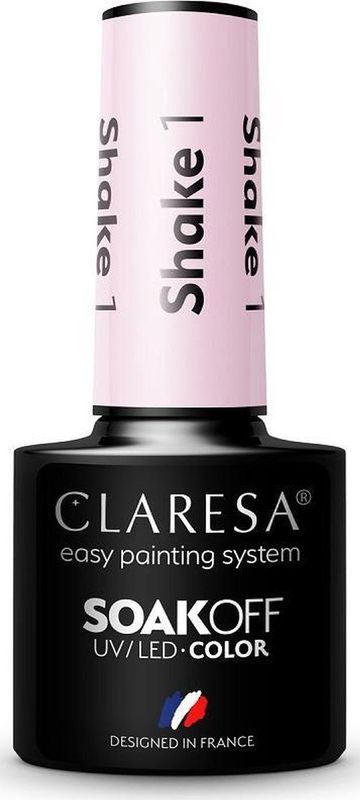Claresa - Shake 1 - UV/LED Gellak - Milkshake Roze - 5ml