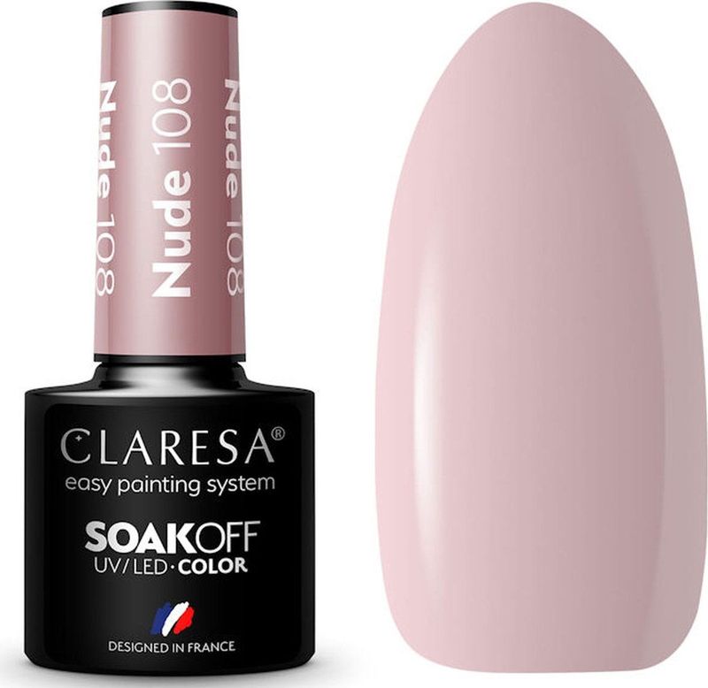 Claresa uv/led gellak 5ml nude 108
