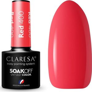 Claresa - SoakOff UV/LED Nagellak - Kleur Red - 5 g