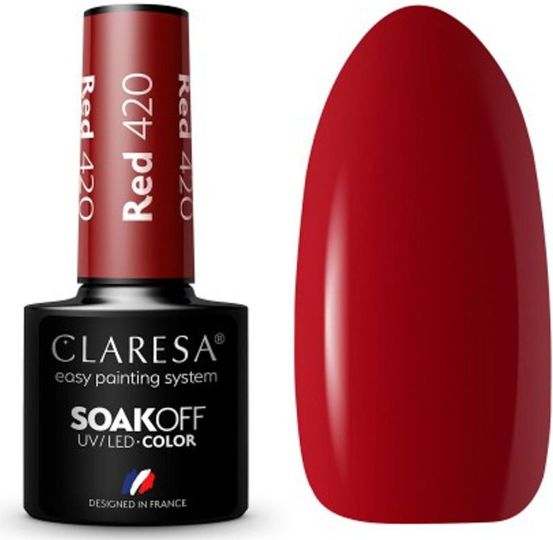 Claresa - Full Berries - Gellak - Aardbeirood - 5ml