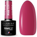 Claresa uv/led gellak 5ml pink 524 classic look