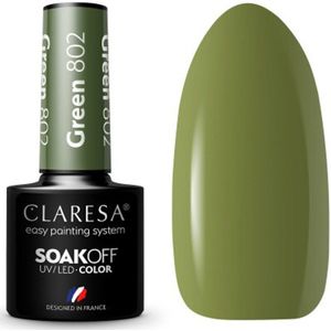 Claresa uv/led gellak 5ml green 802 take me to the river