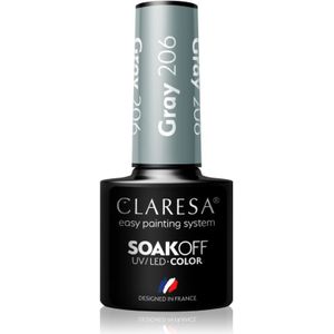 Claresa - UV LED Nagellak - Grijs - 5 ml