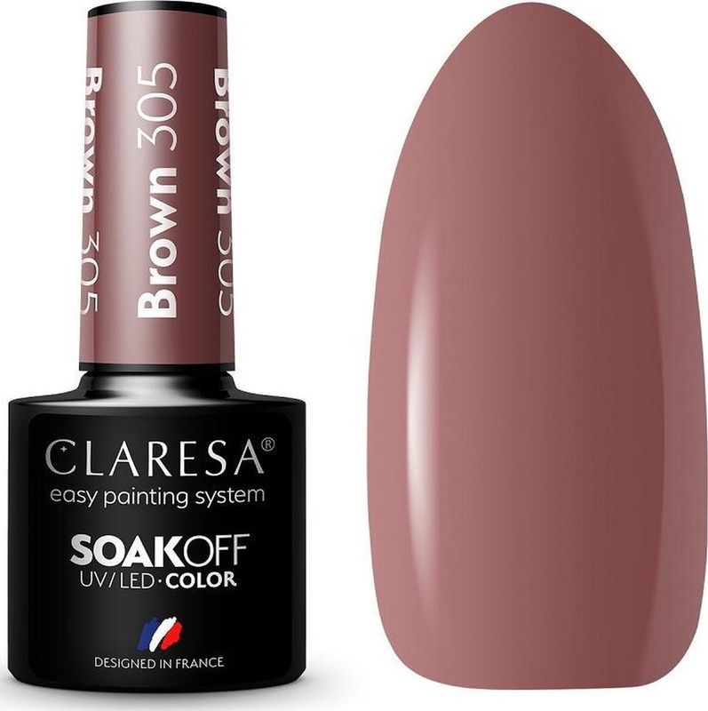 Claresa - Classic Look - Gellak - Bruin - 5ml