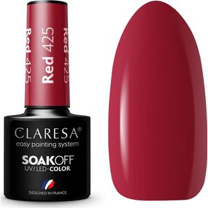 Claresa - SoakOff UV/LED Nagellak - Tint Red - 5 g
