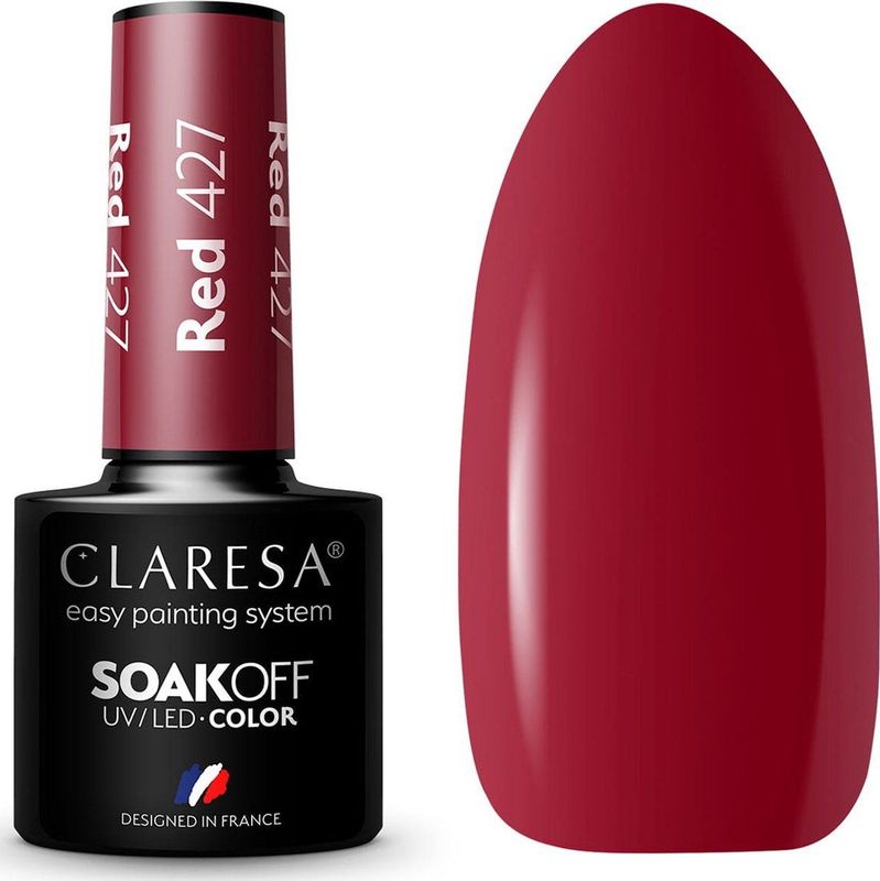 Claresa - 427 RED - Nagellak - 5 ml - Made in EU