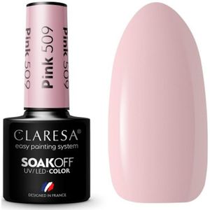 Claresa - Funfair Pink 509 - UV/LED Gellak - 5ml - Neutraal Roze-Beige